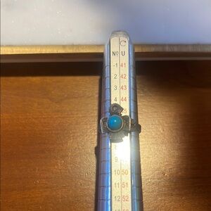 Vintage Thunderbird Turquoise Stone Sterling silver Ring